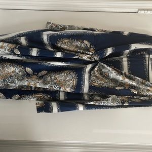 Long sleeve dress, multicolored, size 1X